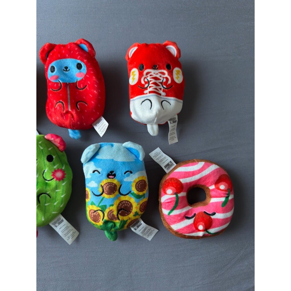Cats Vs Pickles Plush Lot of 8 Cepia Bean Bag Toy Collection Bears vs Donuts Toy - Picture 3 of 10